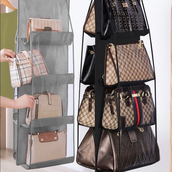 Handbag Hanging Organizer 1pc 8 Pocket Hanging Purse Organizer Handbag Organizer - Picture 2 of 3